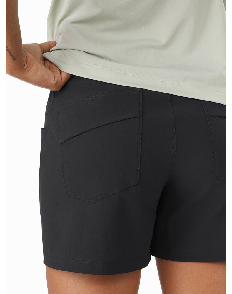 Arc'teryx Alroy 4.5 Shorts Womens - Black