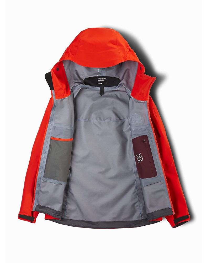 Arc'teryx Alpha SV Jacket Womens - Red