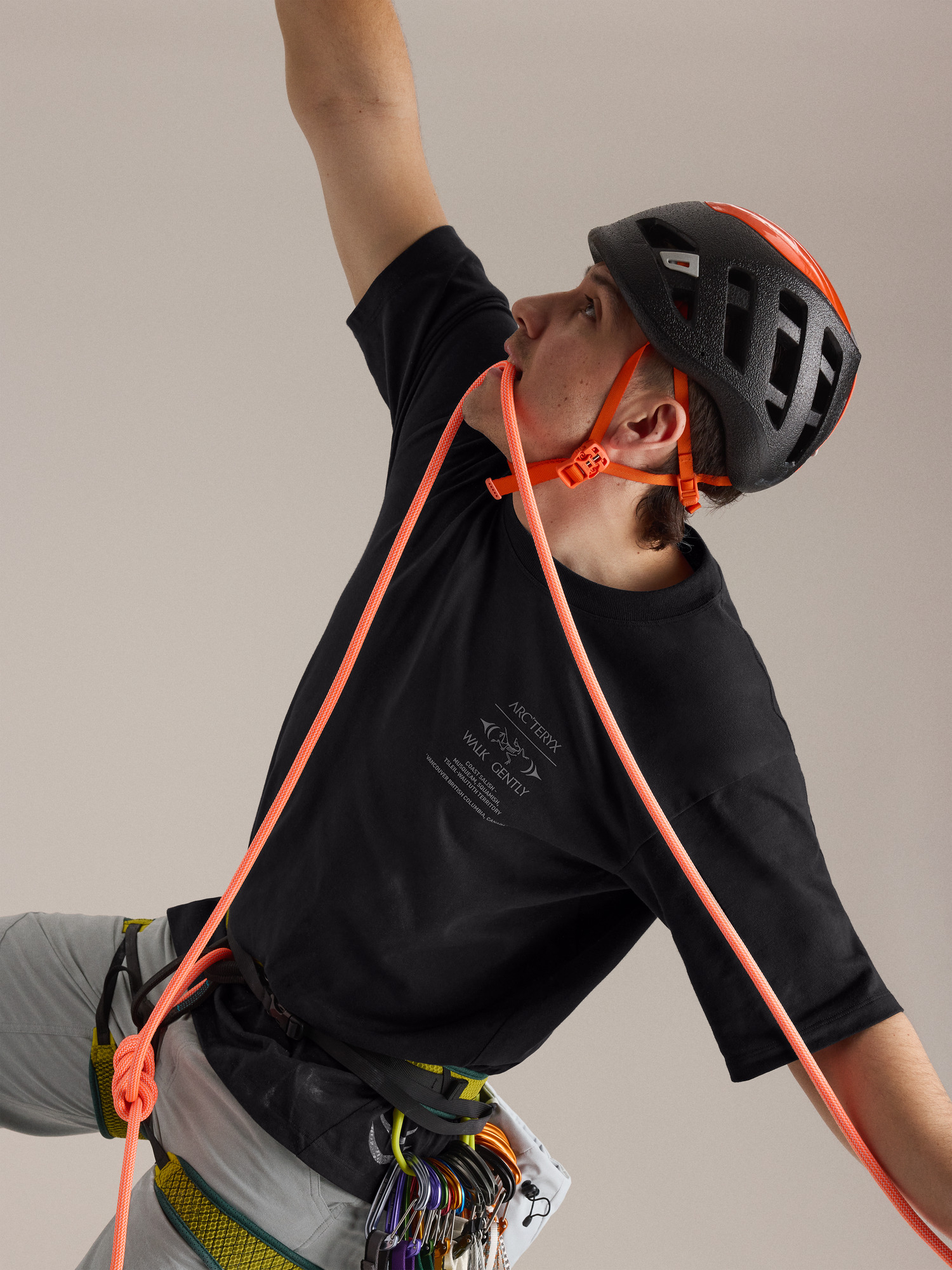 Walk Gently Cotton Salmon Skin Shirt SS Men's