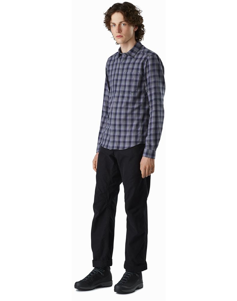 Arc'teryx Bernal LS Shirt Mens - Blue