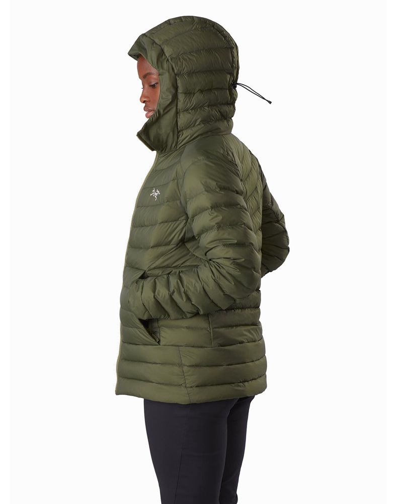 Arc'teryx Agrium Hoody Down Jacket Womens - Green