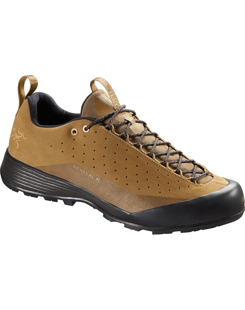 Arc'teryx Konseal FL 2 Leather Approach Shoes Mens - Yellow