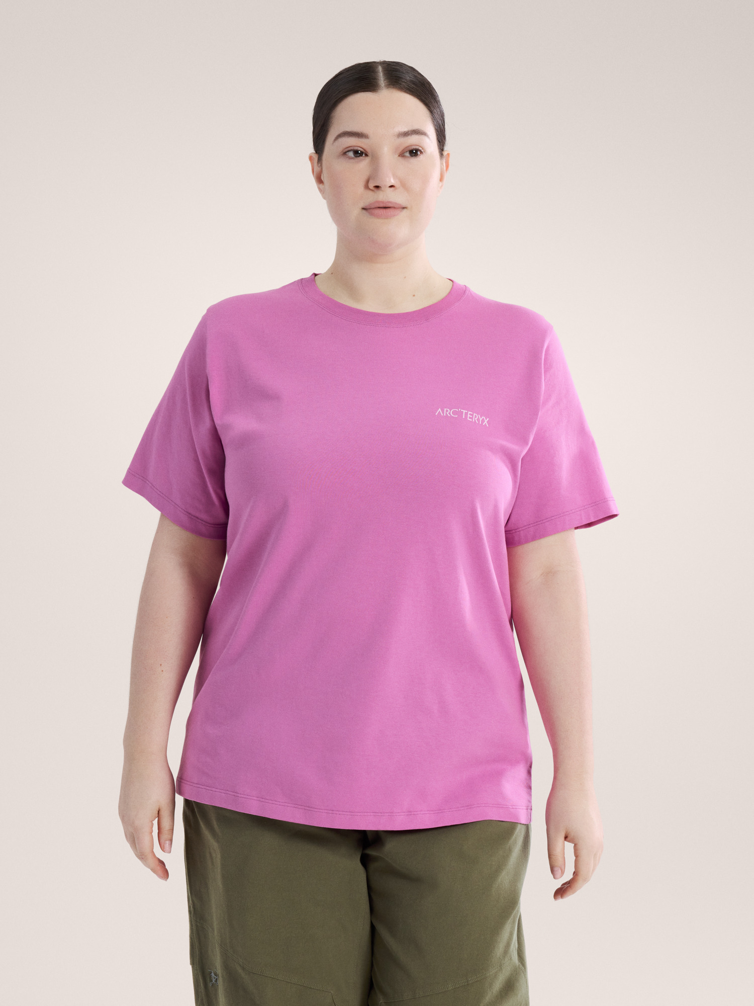 Kragg SL Cotton Blurred Bird Crew Shirt SS Women's