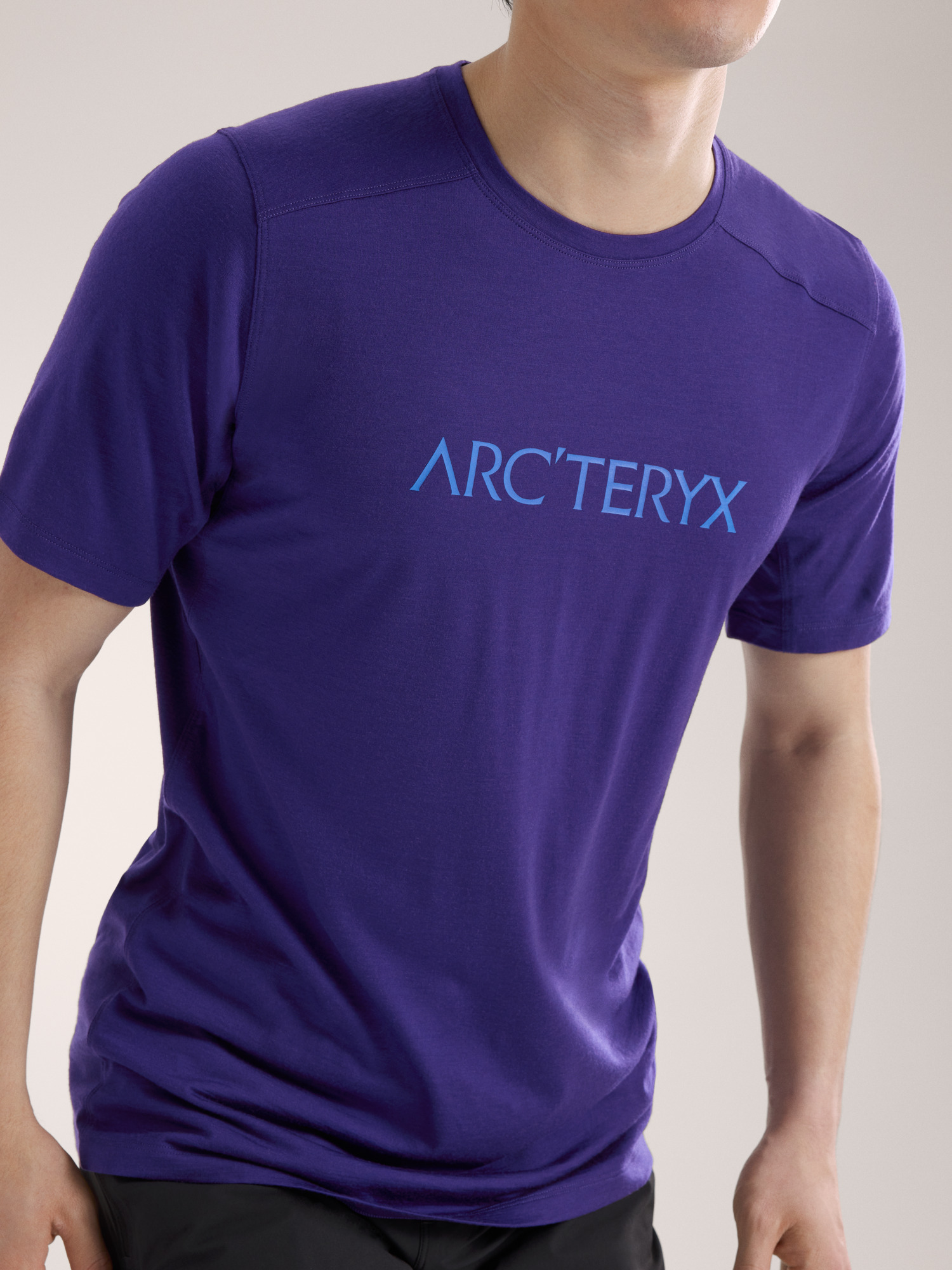 Ionia Merino Wool Arc'Word Logo Shirt SS Men's