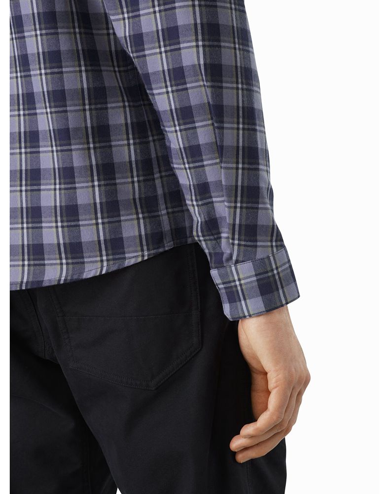 Arc'teryx Bernal LS Shirt Mens - Blue