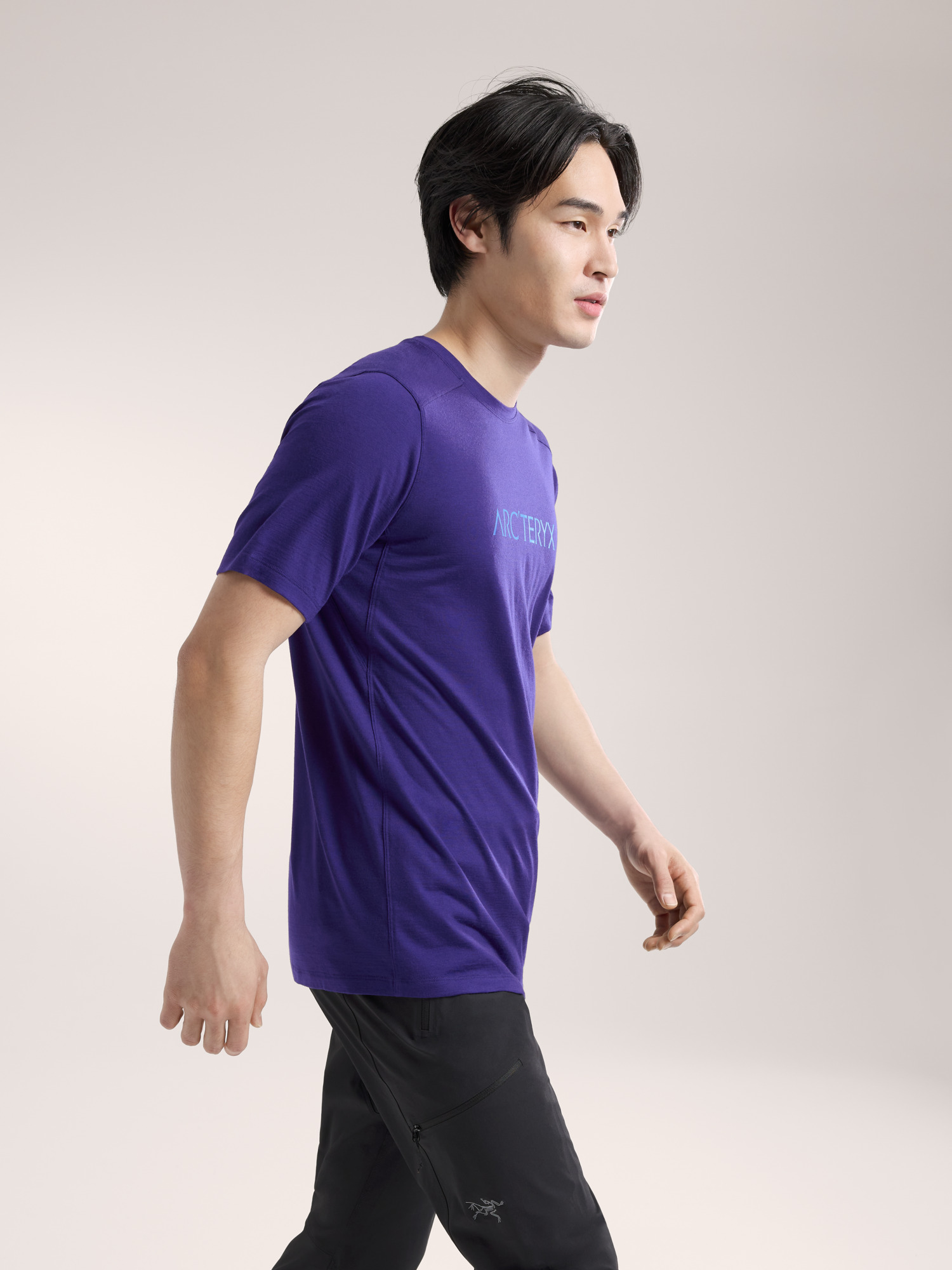 Ionia Merino Wool Arc'Word Logo Shirt SS Men's