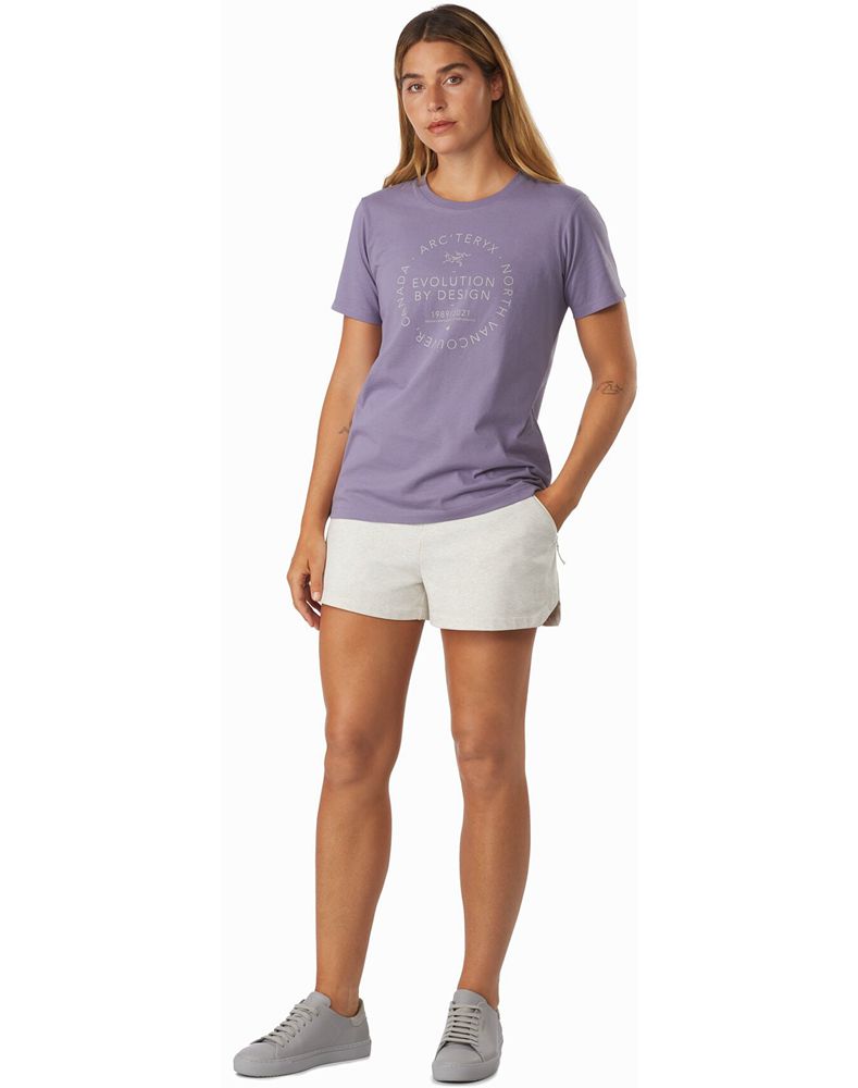 Arc'teryx Return To T-Shirt Womens - Purple