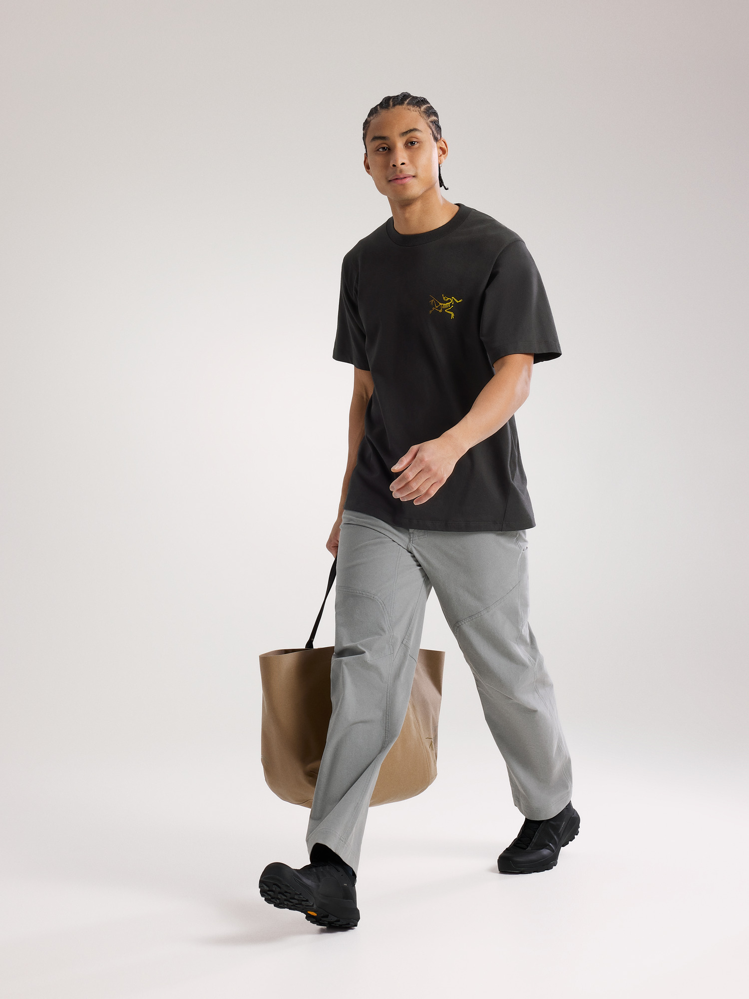 Kragg Cotton Logo Shirt SS Men's