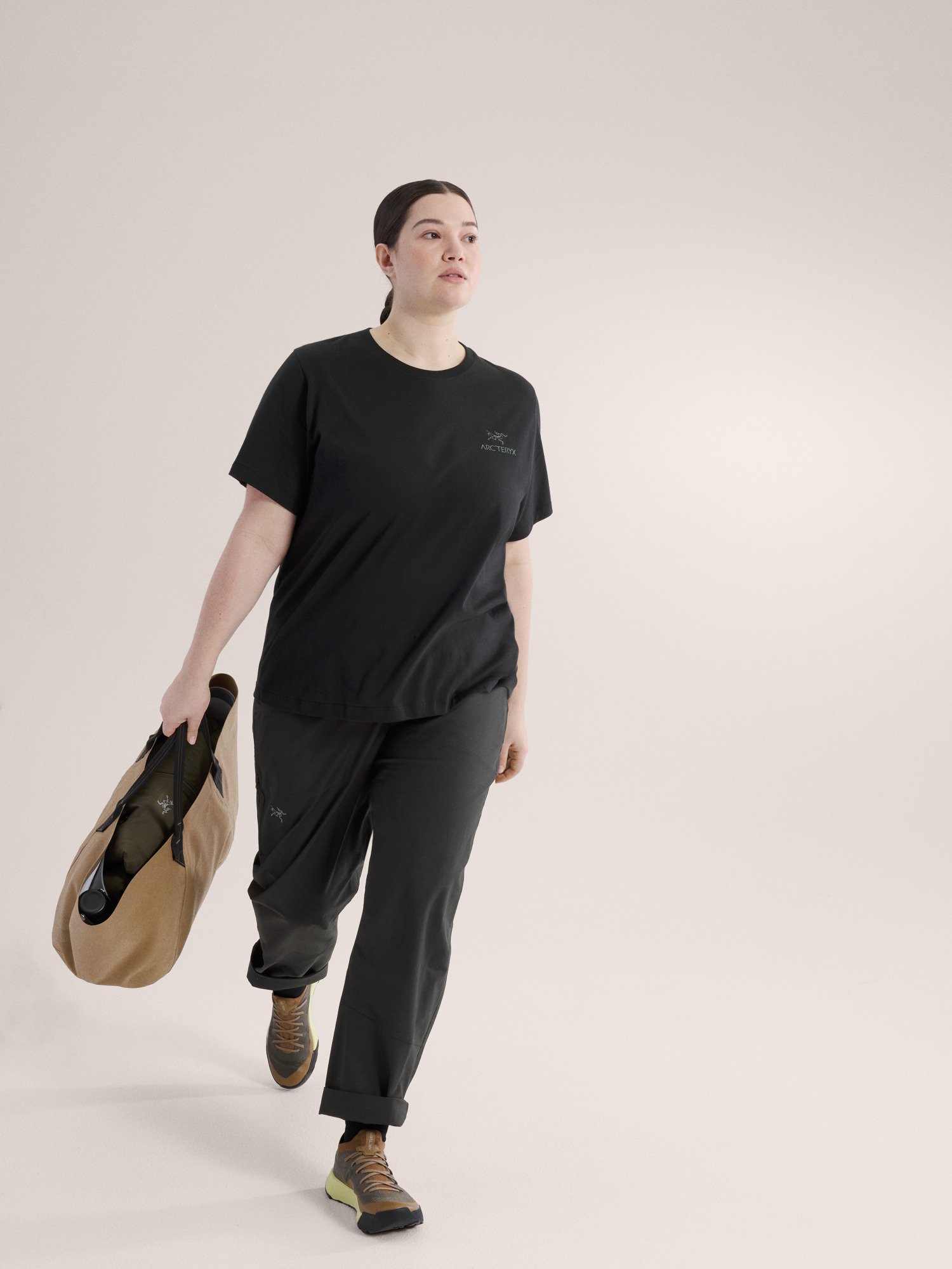 Kragg SL Cotton Emblem Crew Shirt SS Women's