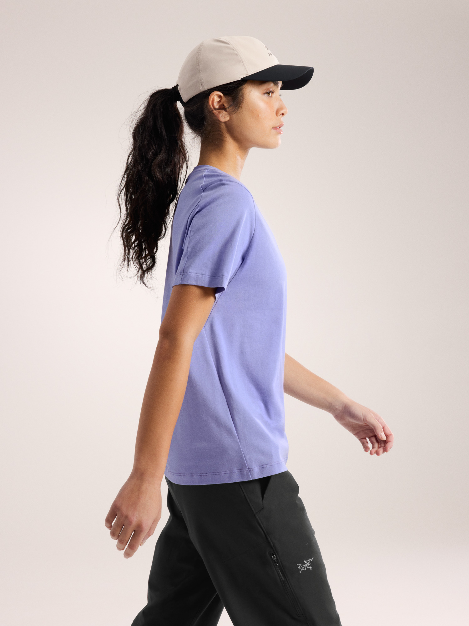 Kragg SL Cotton Emblem Crew Shirt SS Women's