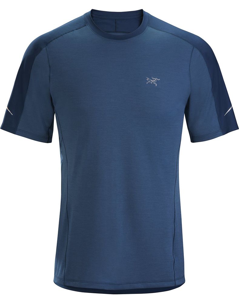 Arc'teryx Motus Comp SS T-Shirt Mens - Blue