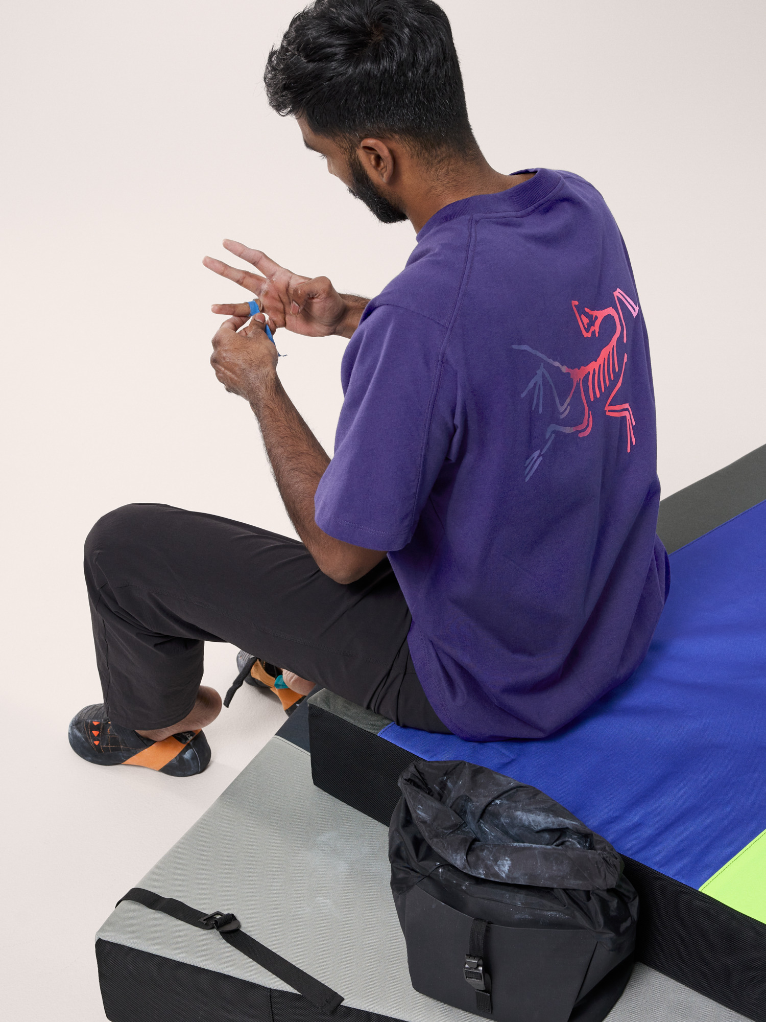 Kragg Cotton Logo Shirt SS Men's