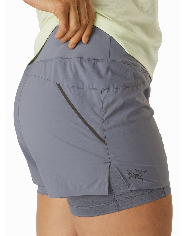 Arc'teryx Kapta 3.5 Shorts Womens - Grey
