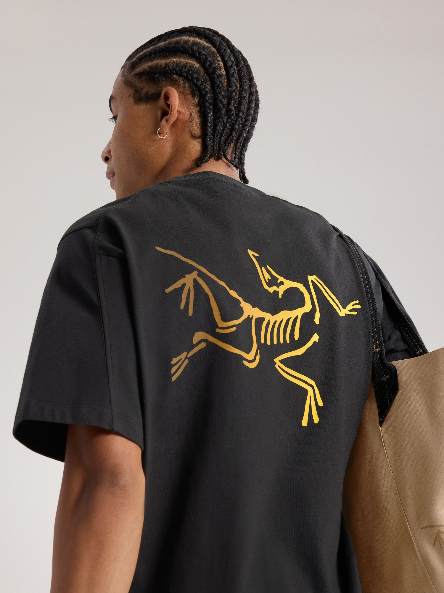 Kragg Cotton Logo Shirt SS Men's