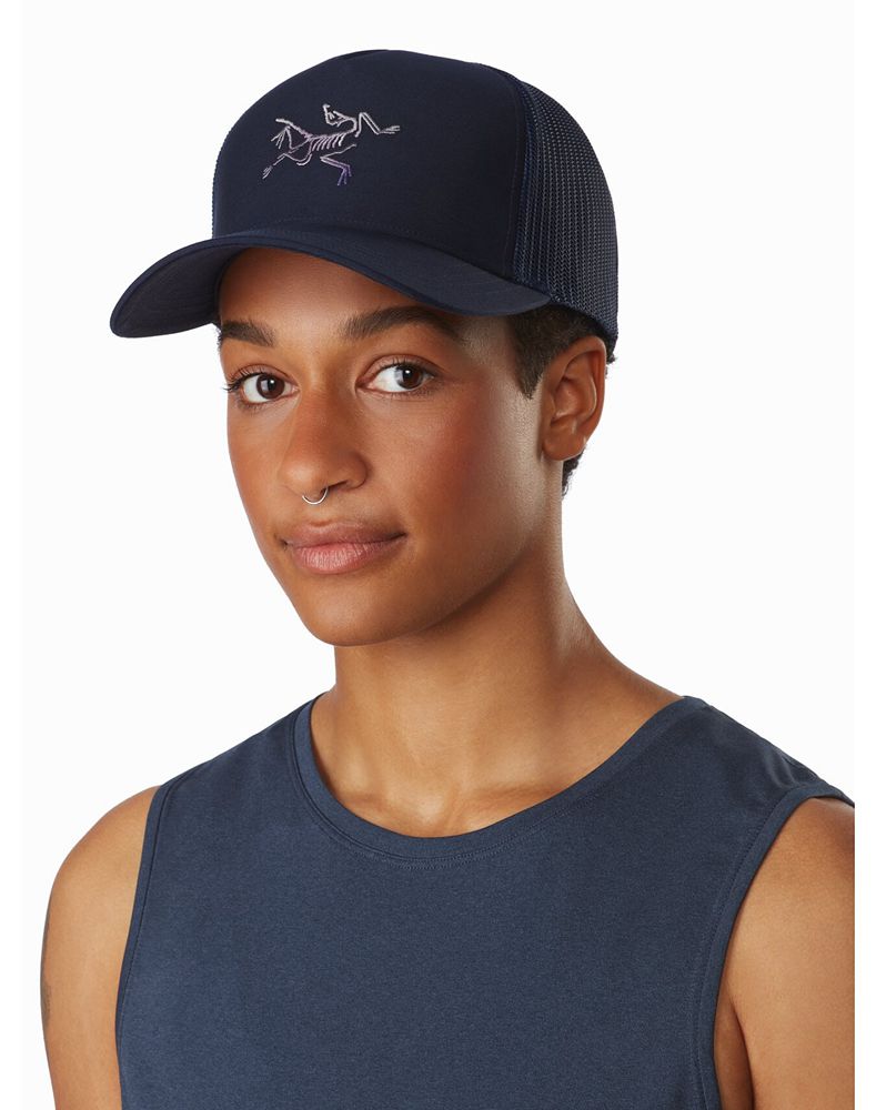 Arc'teryx Polychrome Bird Trucker Hat Mens - Black