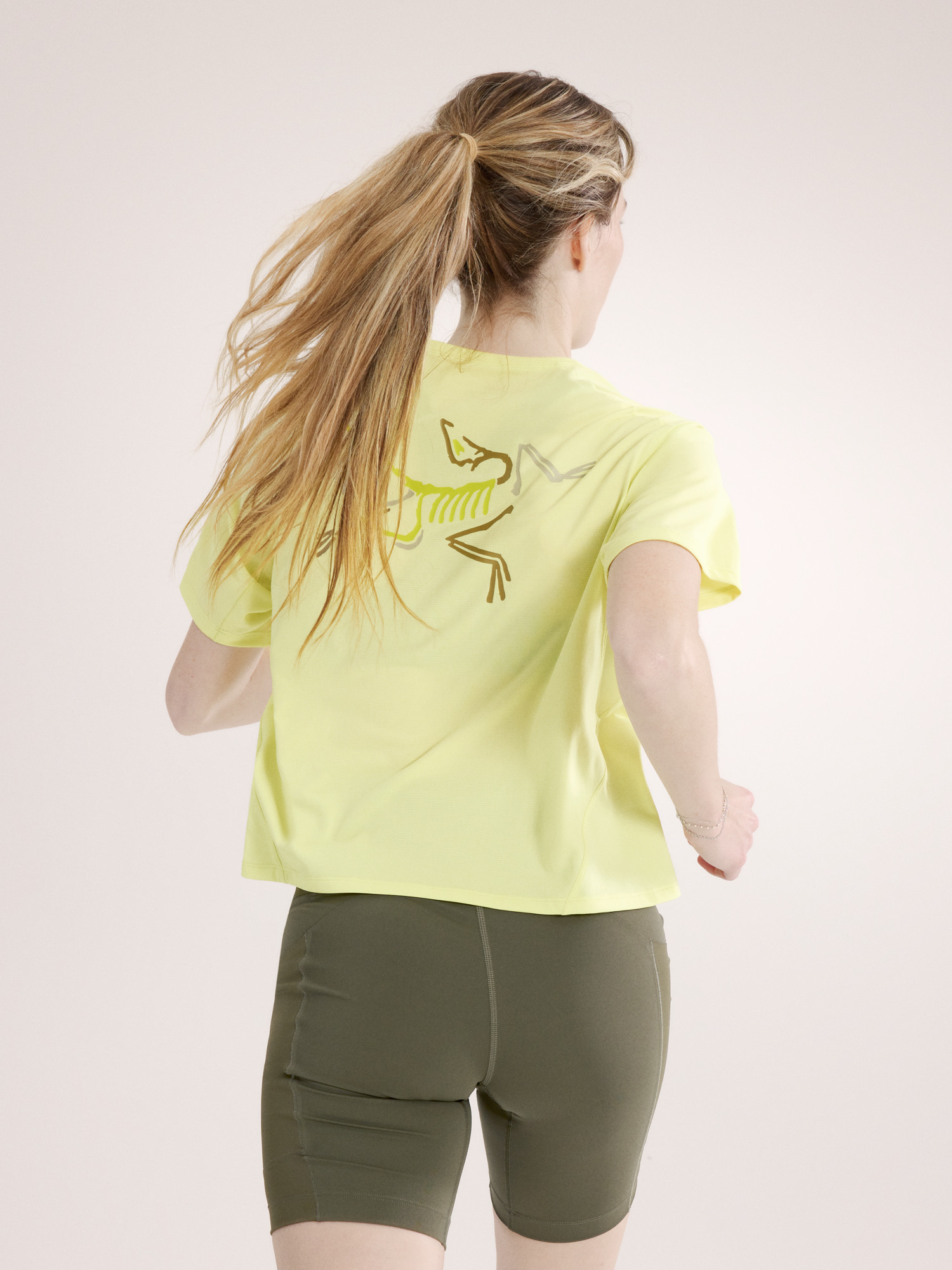 Taema Crop Logo T-Shirt Women's