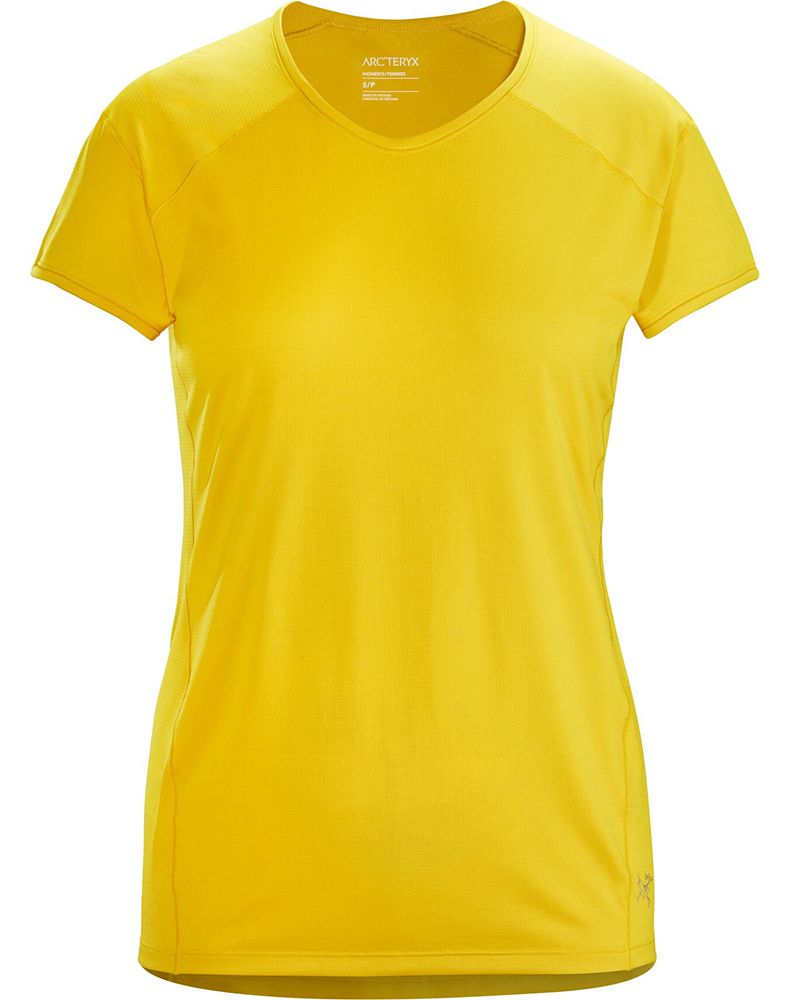 Arc'teryx Kapta SS Top Womens - Yellow