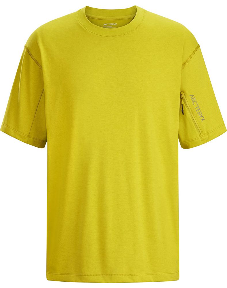 Arc'teryx Copal Pocket T-Shirt Mens - Yellow