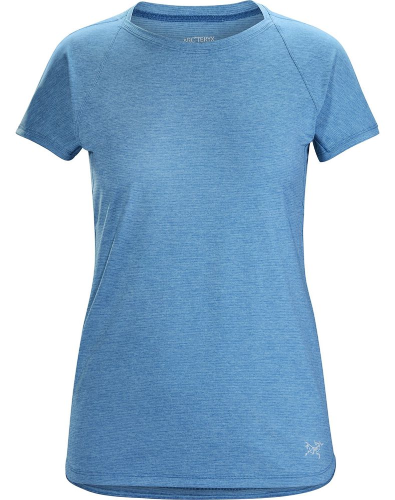 Arc'teryx Taema Crew Neck SS T-Shirt Womens - Blue