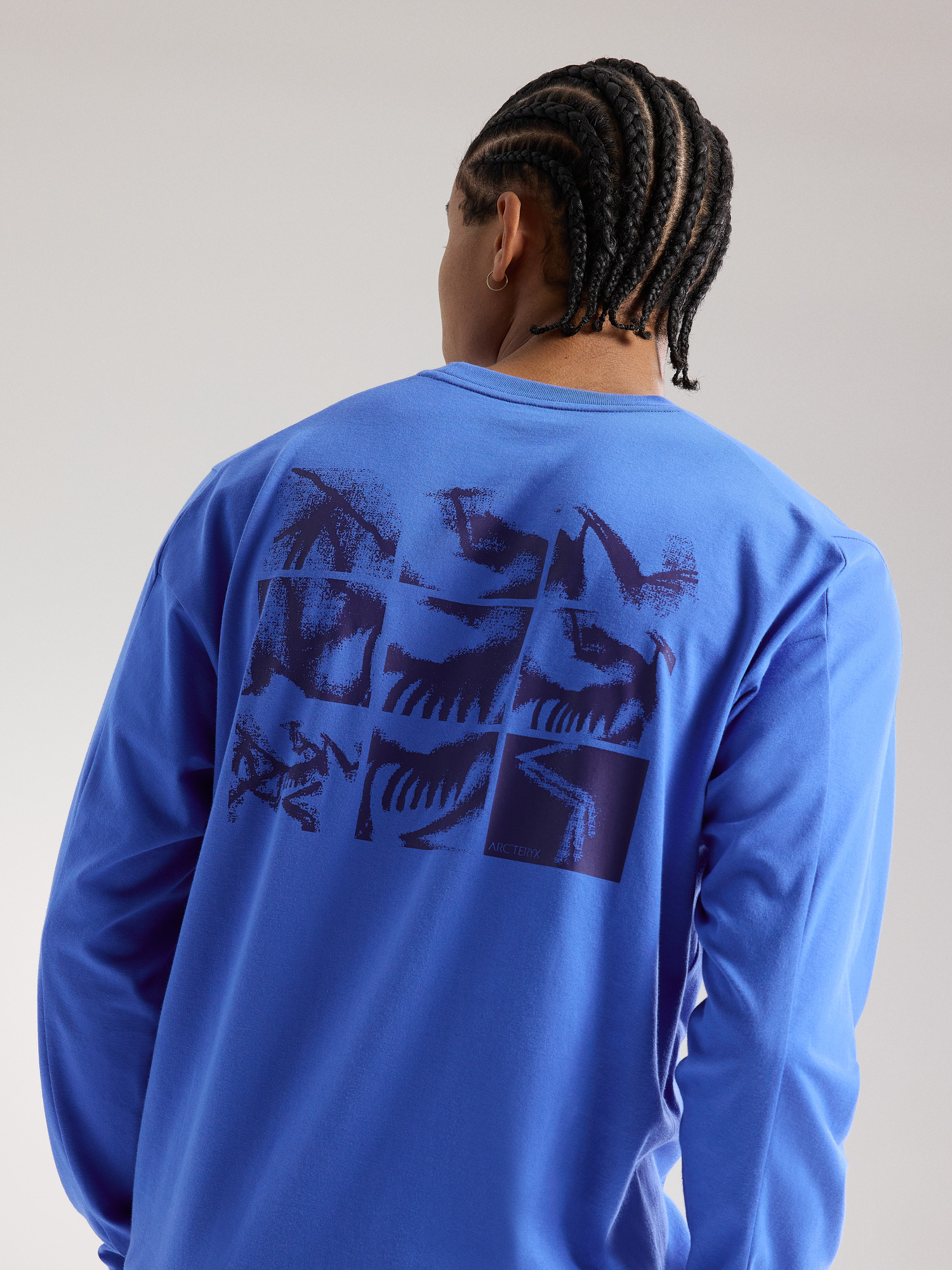 Kragg SL Cotton Bird Tile Shirt LS Men's