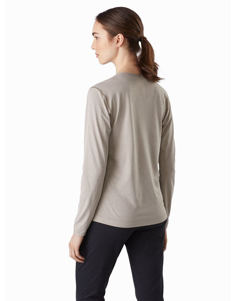 Arc'teryx Quadra Crew Neck LS T-Shirt Womens - Pink