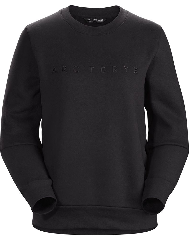 Arc'teryx Word Crew Neck Fleece Womens - Black