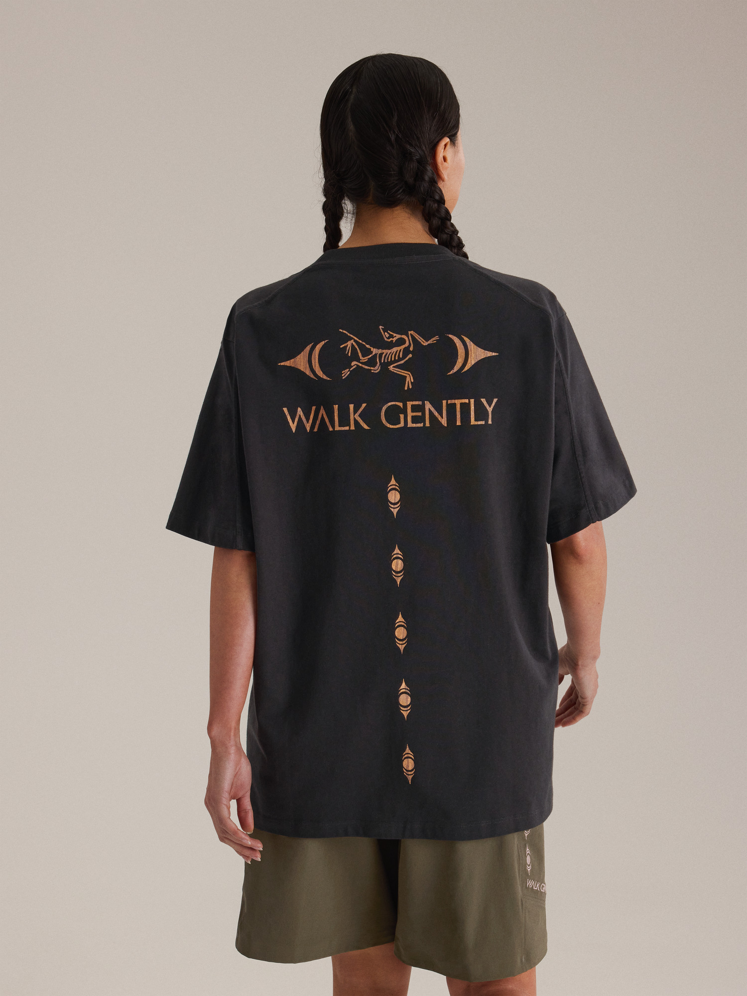 Walk Gently Cotton Cedar Bark Shirt SS Men's