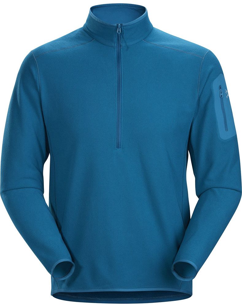 Arc'teryx Delta LT Zip Neck Pullover Mens - Blue