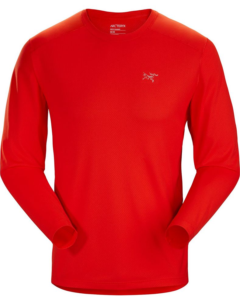 Arc'teryx Velox LS T-Shirt Mens - Red