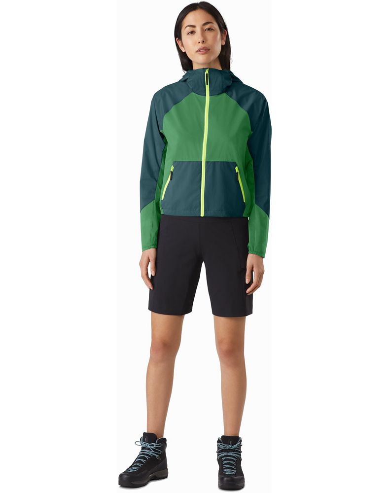 Arc'teryx Stowe Windshell ReBird Jacket Womens - Green