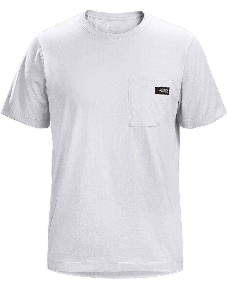 Arc'teryx Cinder Pocket T-Shirt Mens - White