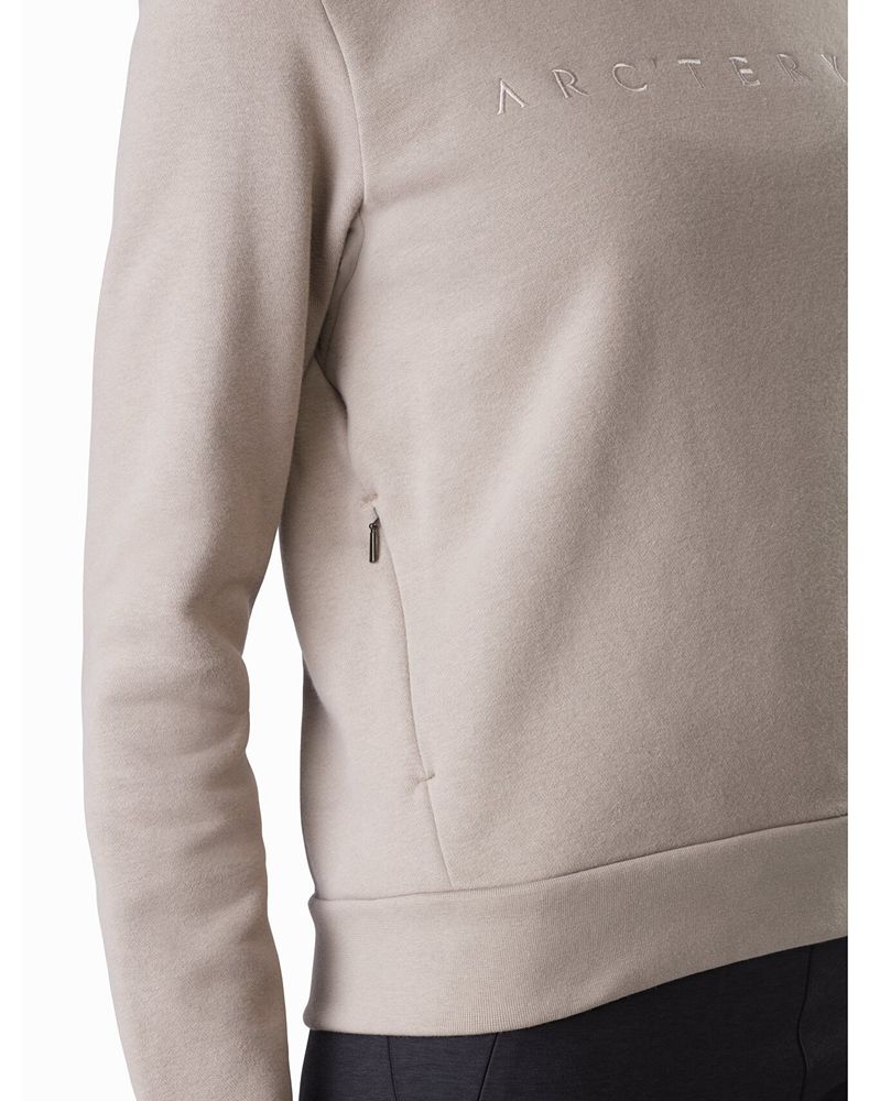 Arc'teryx Word Crew Neck Fleece Womens - Pink