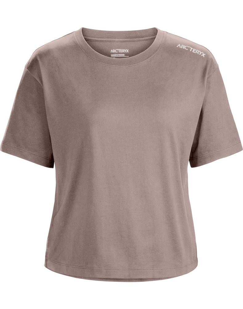 Arc'teryx Off Center Crop T-Shirt Womens - Pink