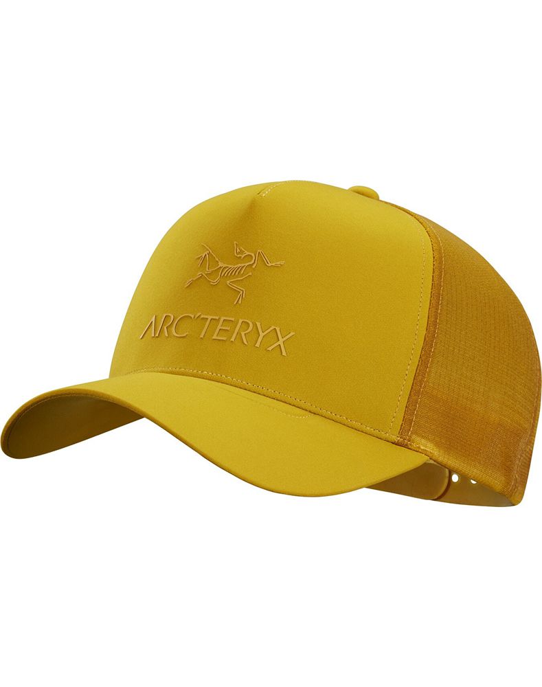Arc'teryx Logo Trucker Hat Mens - Yellow