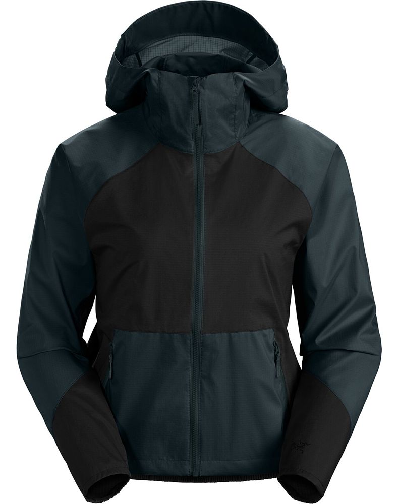 Arc'teryx Stowe Windshell ReBird Jacket Womens - Black