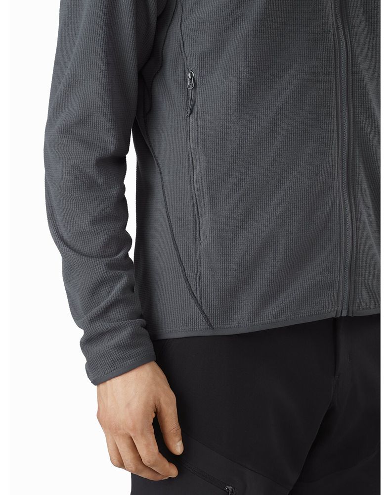 Arc'teryx Delta LT Fleece Jacket Mens - Grey