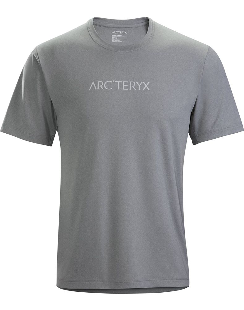 Arc'teryx Remige Word SS T-Shirt Mens - Grey