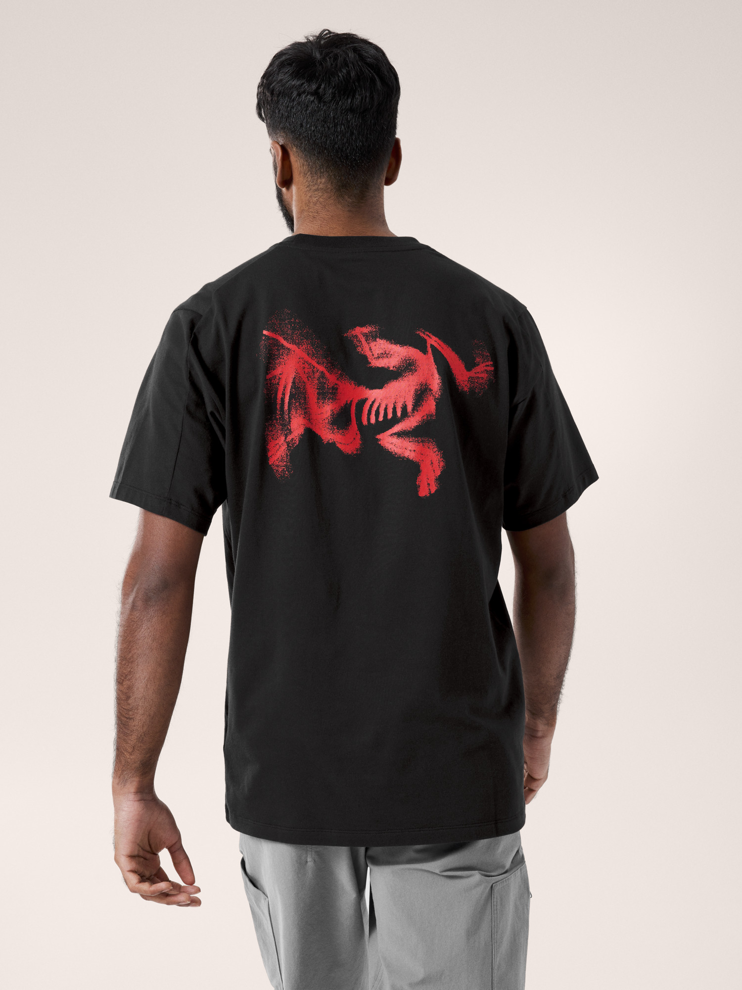 Kragg SL Cotton Blurred Bird Shirt SS Men's