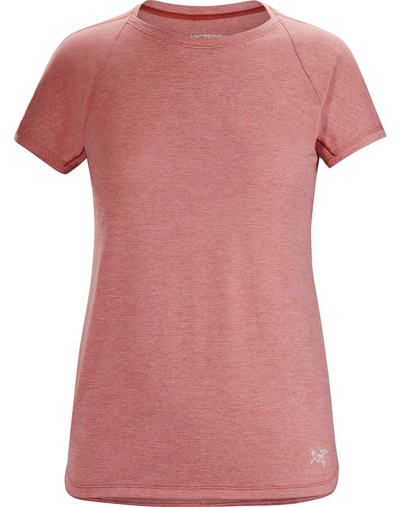 Arc'teryx Taema Crew Neck SS T-Shirt Womens - Pink