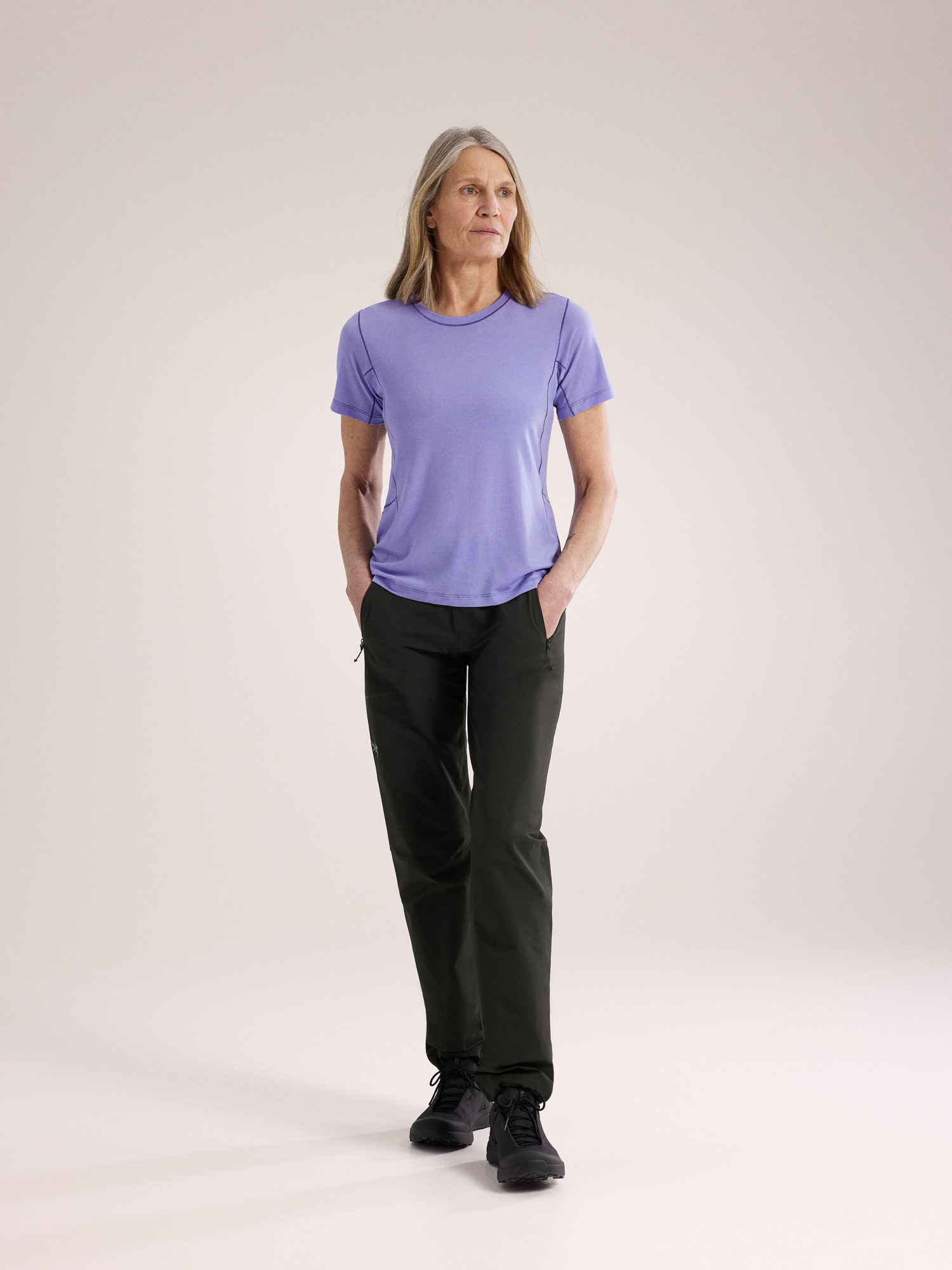 Lana Merino Wool Crew Shirt SS Women's