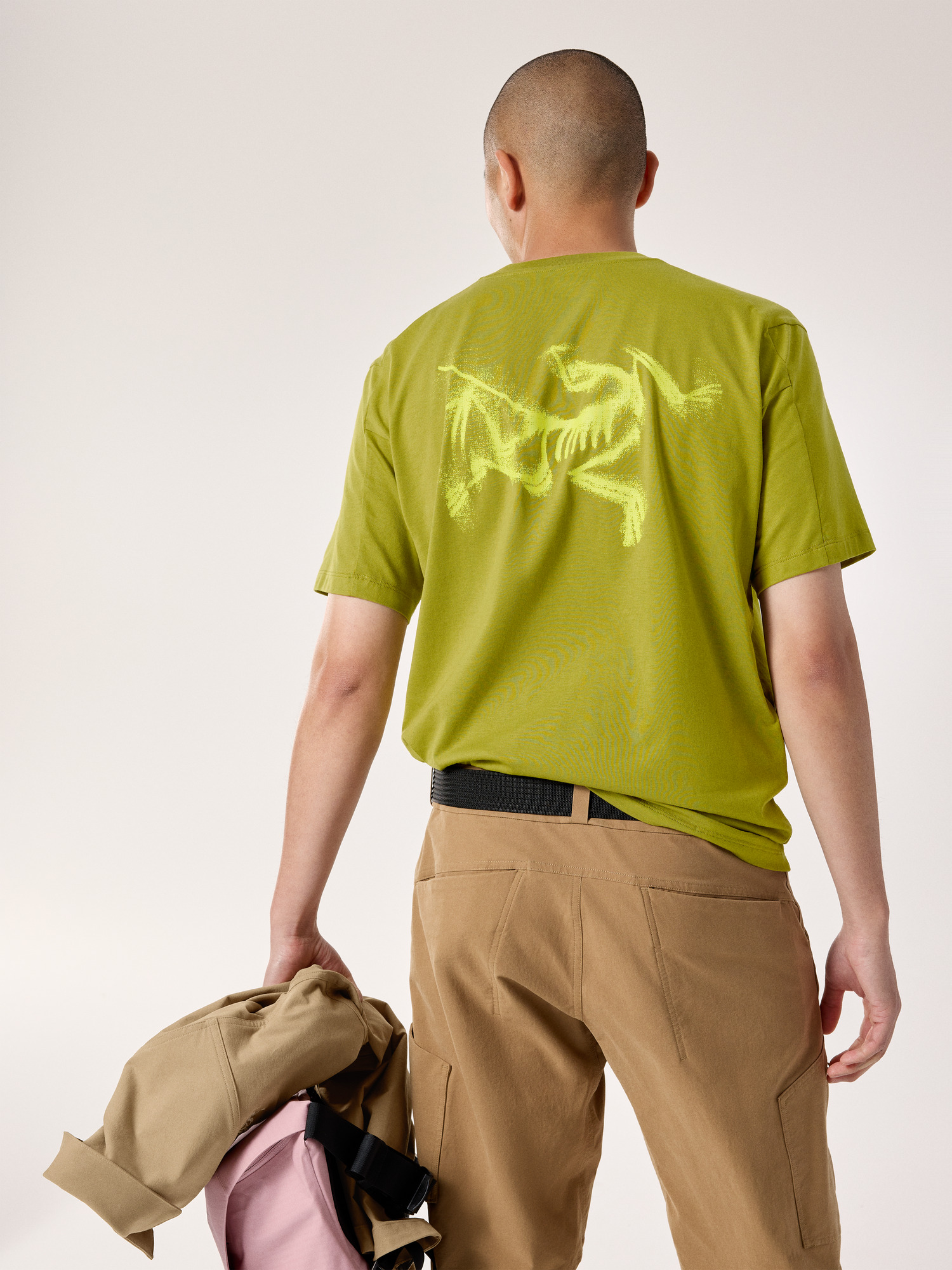 Kragg SL Cotton Blurred Bird Shirt SS Men's