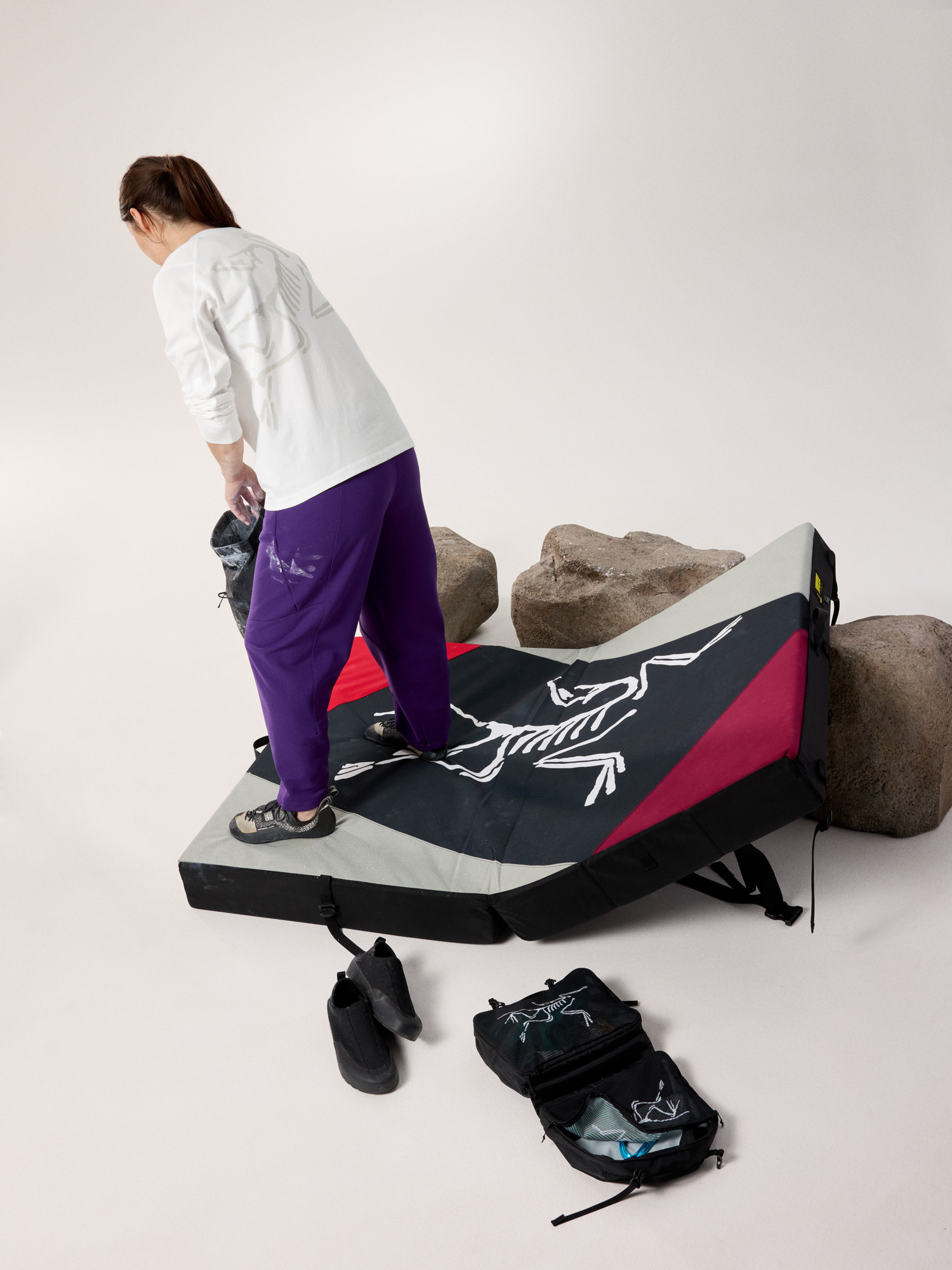 Kragg Cotton Bird Crew Neck Shirt LS Women's