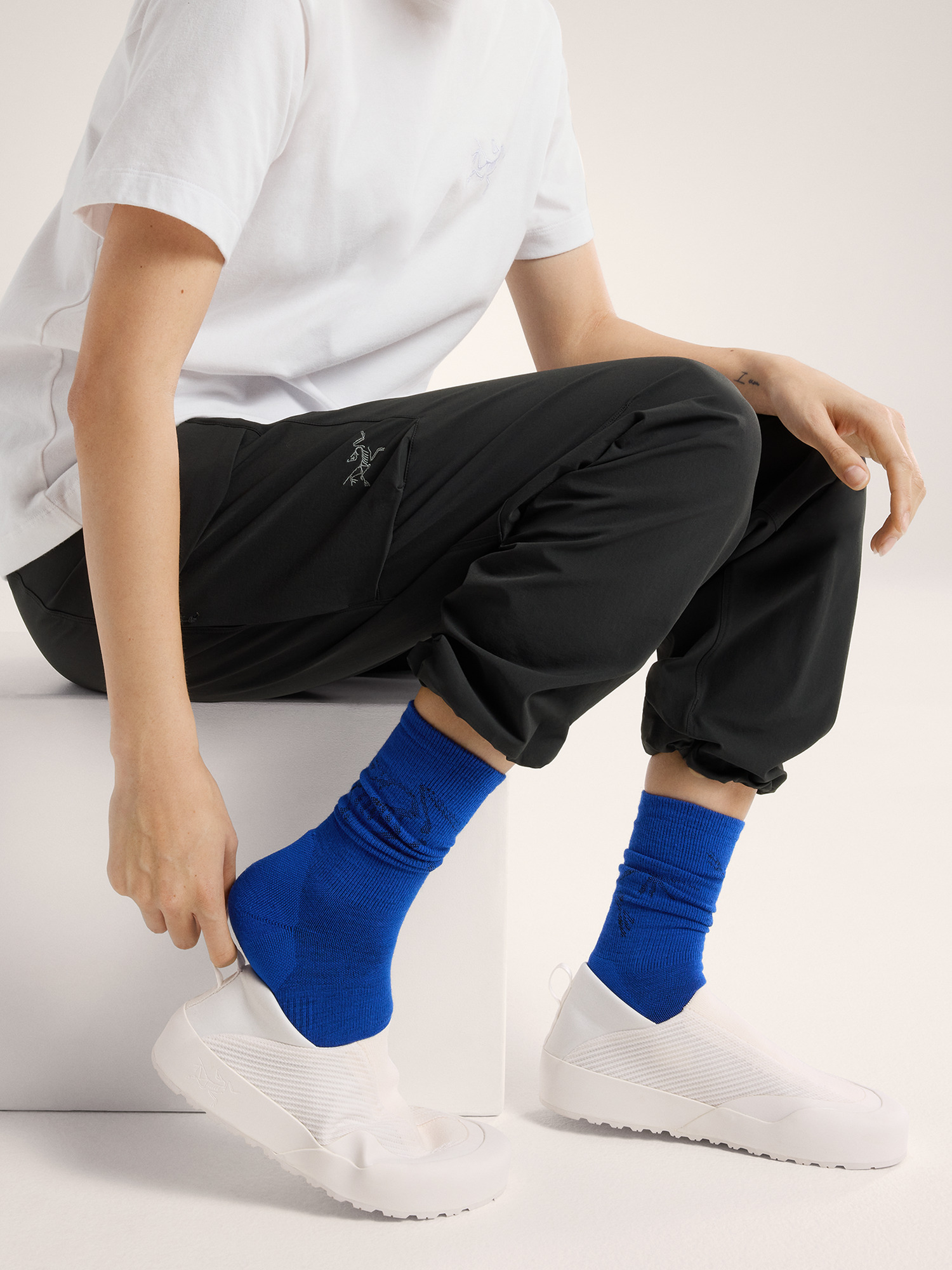 Merino Wool Mid Bird Sock