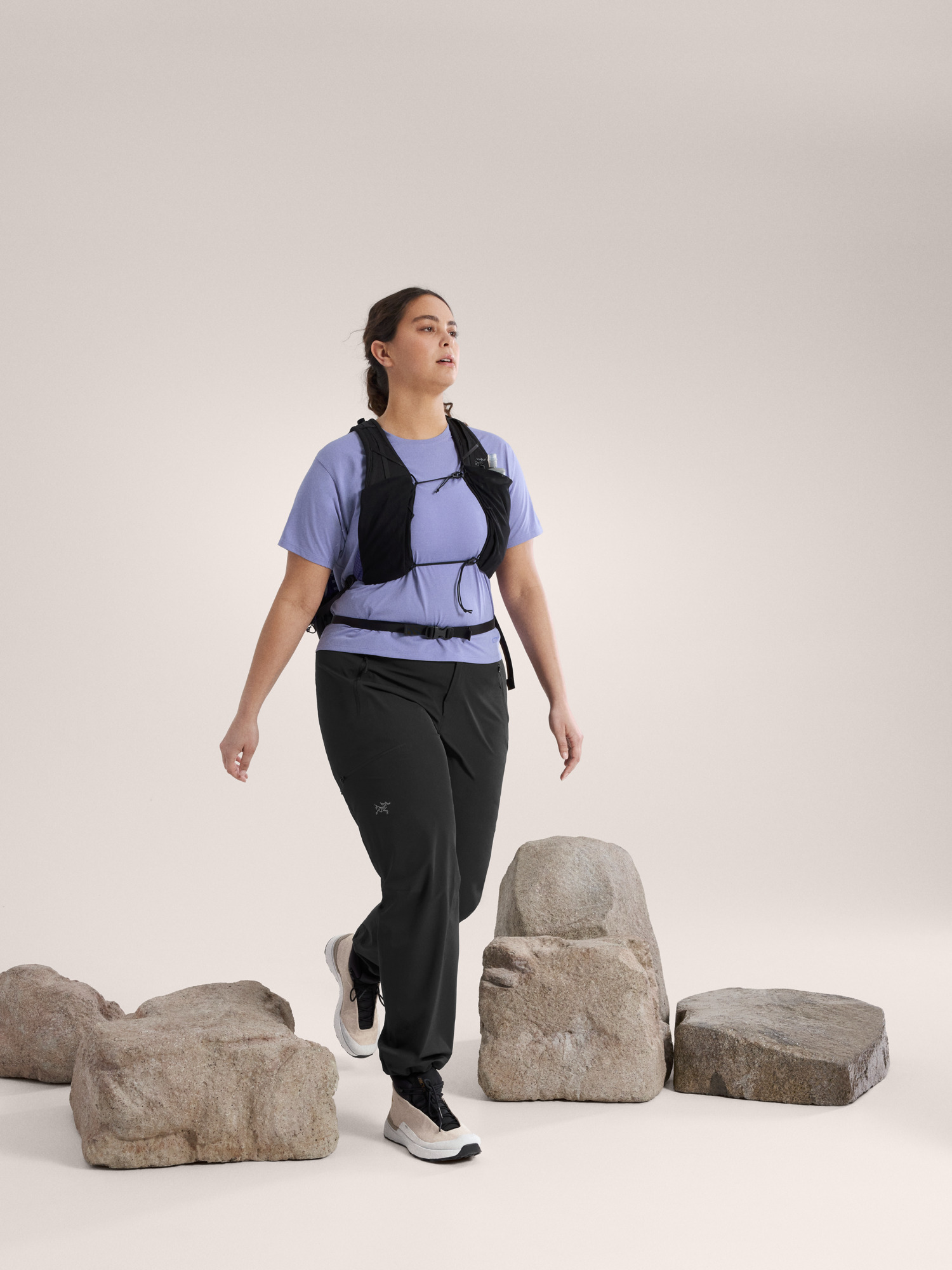 Taema Crop Logo T-Shirt Women's