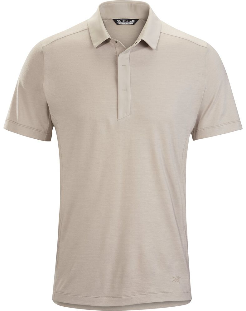 Arc'teryx A2B SS Polo Shirt Mens - Beige
