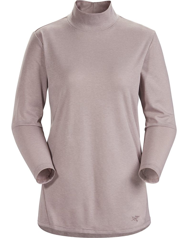 Arc'teryx Lumin Mock Neck Top Womens - Pink