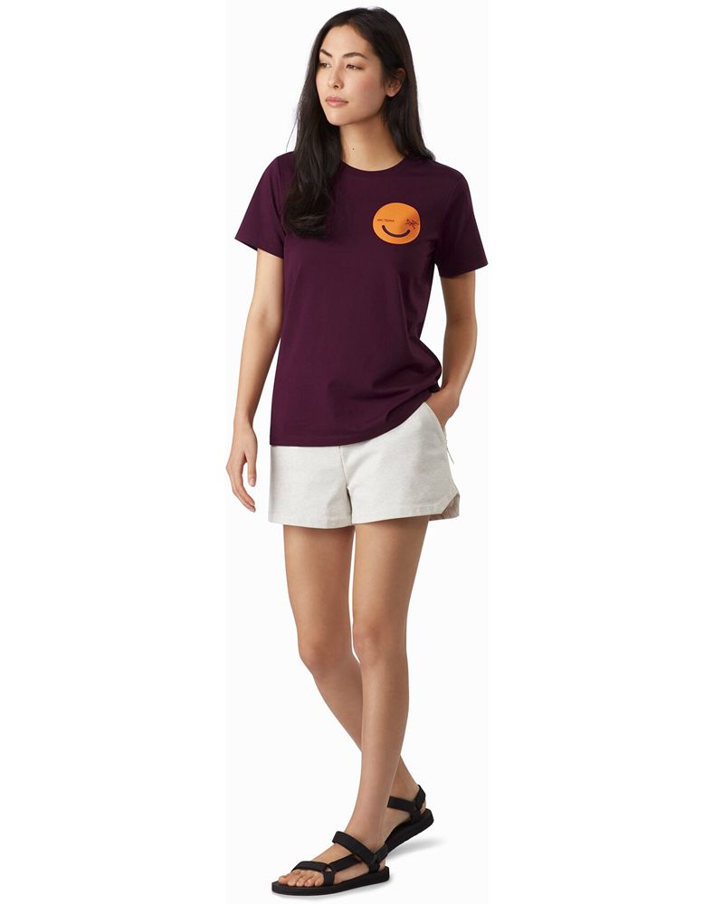 Arc'teryx All Smiles T-Shirt Womens - Purple