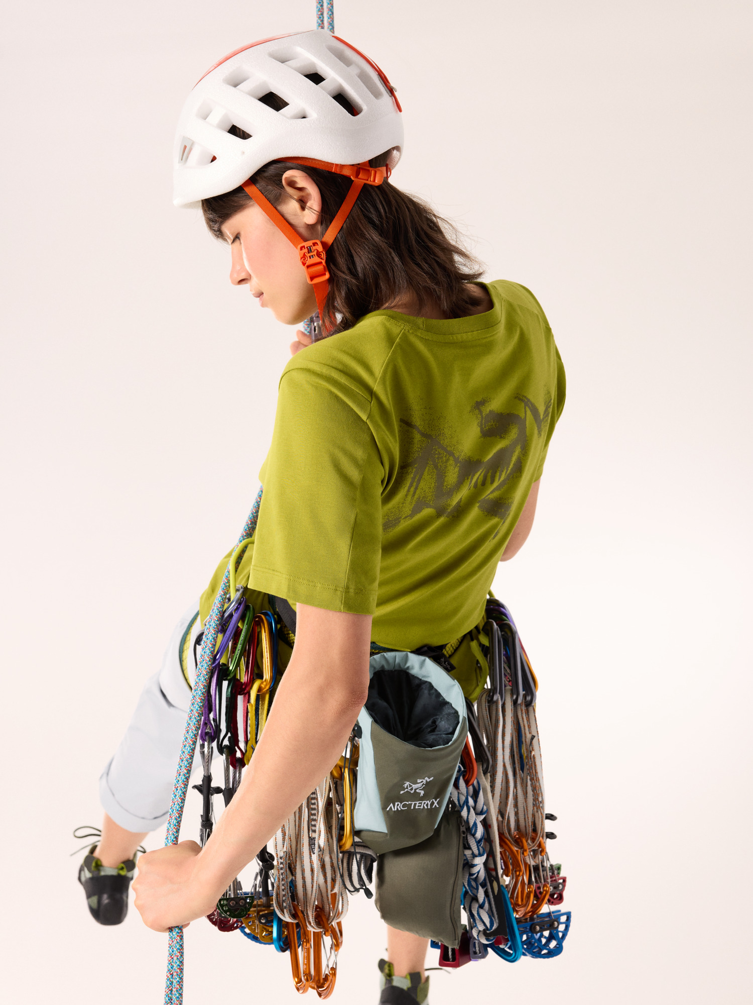 Kragg SL Cotton Blurred Bird Crew Shirt SS Women's