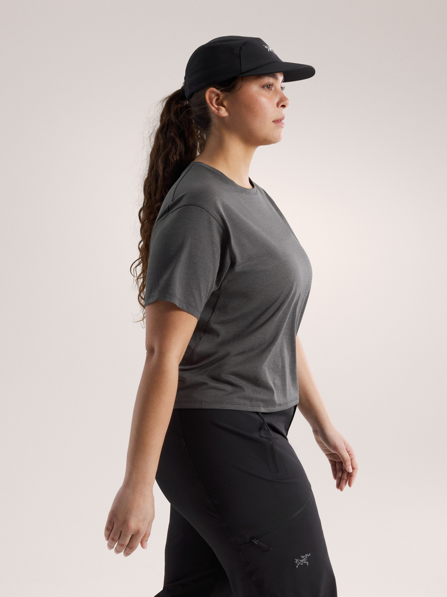 Taema Crop Logo T-Shirt Women's