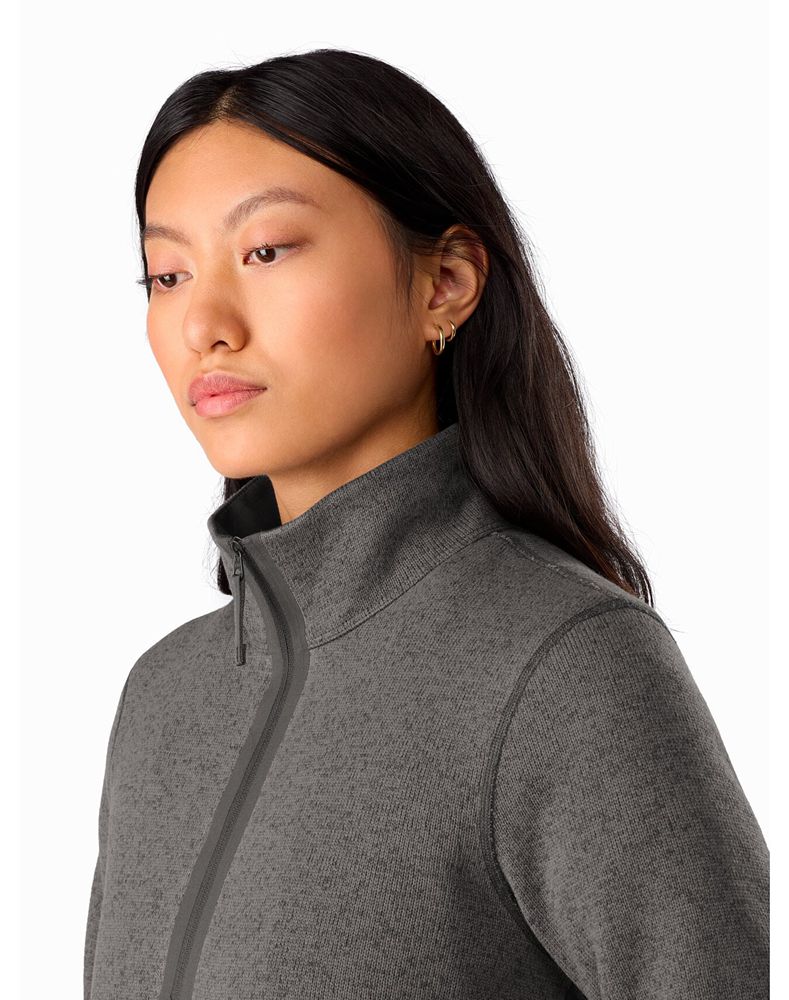 Arc'teryx Extravert 1/2 Zip Neck Fleece Womens - Grey